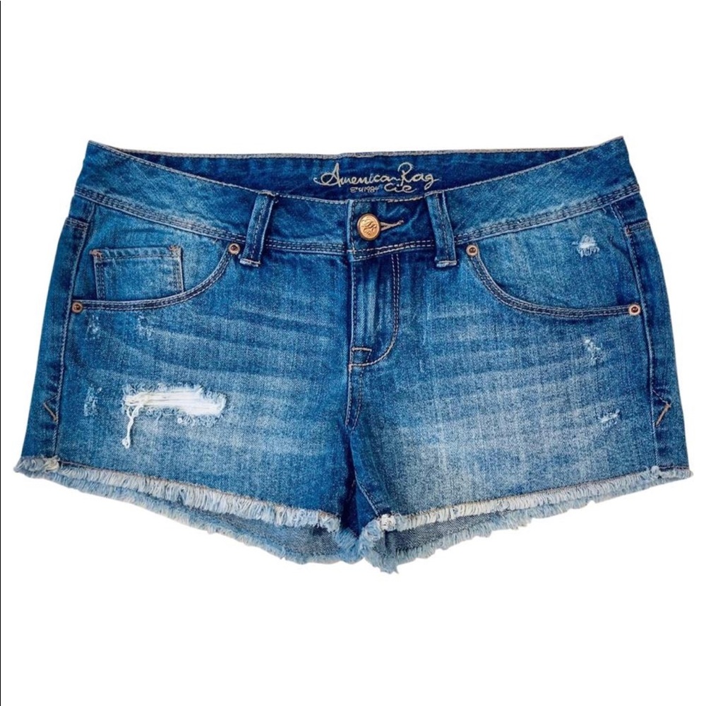 American Rag Cie Distressed Cut-off Denim Shorts